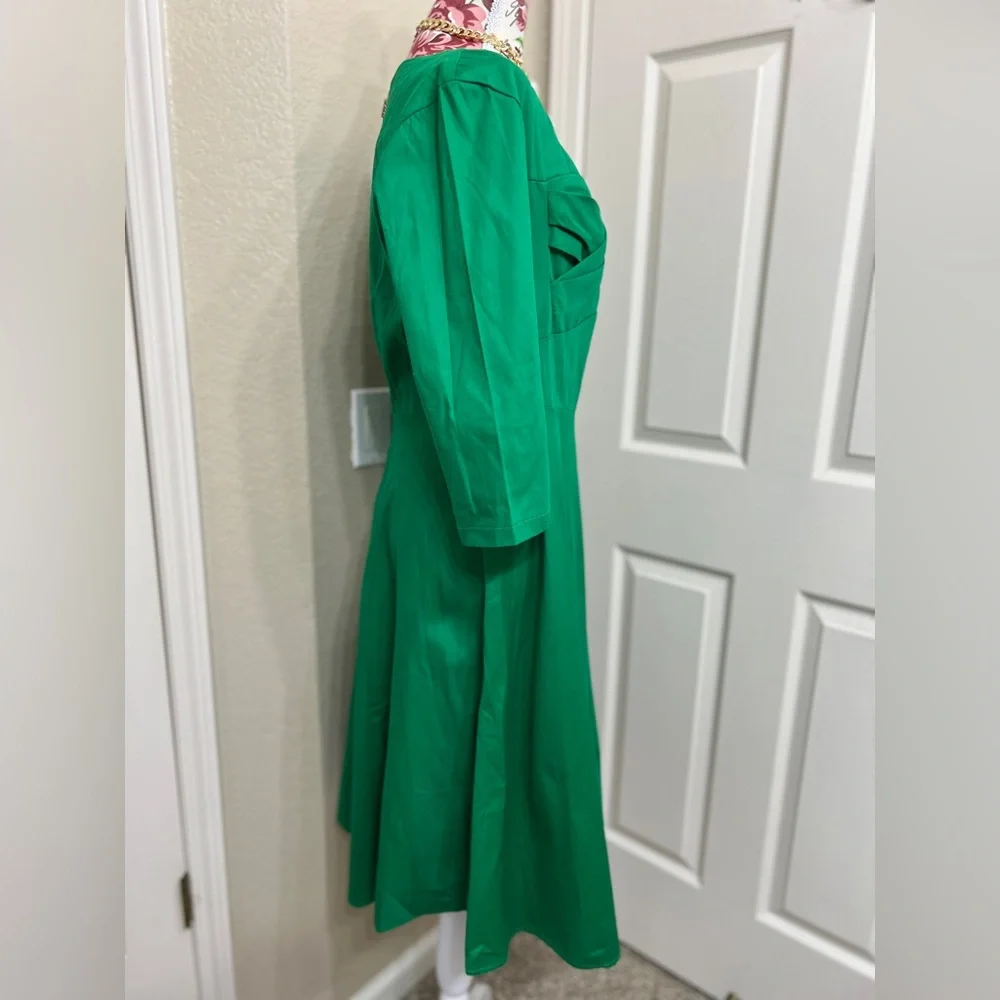 Acevog Green Dress size L - Picture 2 of 6